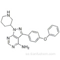 3- (4-fenoxi-fenyl) -l-piperidin-3-yl-lH-pyrazolo [3,4-d] pyrimidin-4-ylamin CAS 1022150-12-4